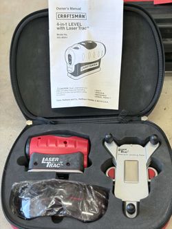Craftsman 4 in 1 level with lasertrac