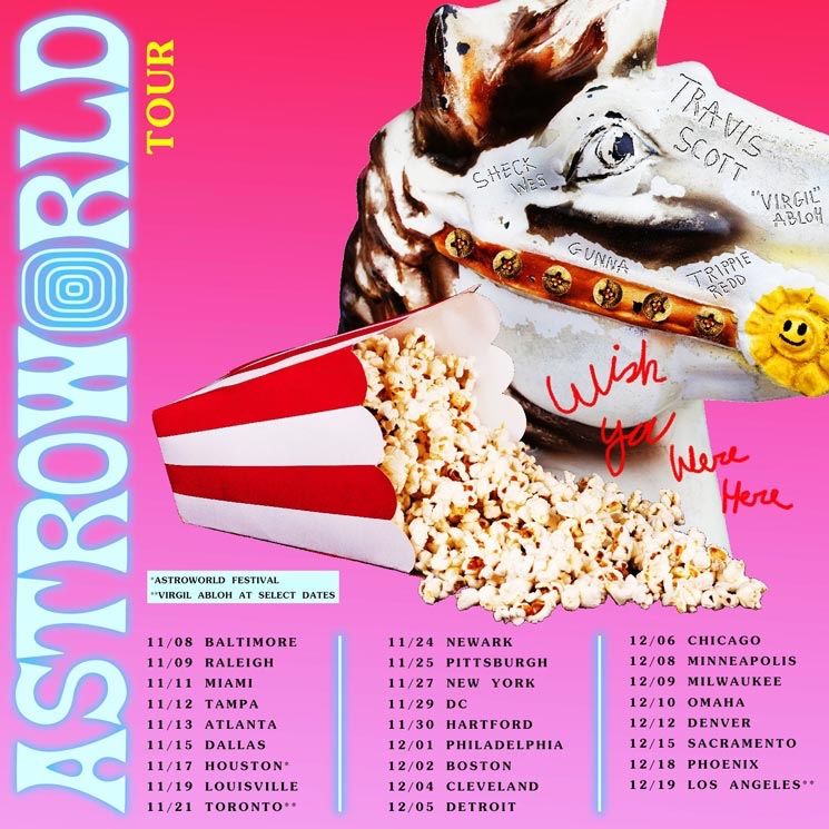 Travis Scott Astroworld Wish You Were Here Tour