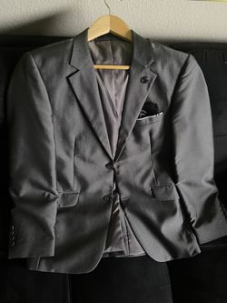 Gray blazer