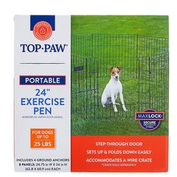 Top Paw 24in Exercise Pen