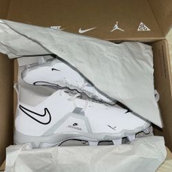 Nike Alpha Menace 3 Shark football cleats (White)