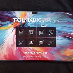 New TCL Tab10 NXTPAPER 5G TABLET Unlocked 