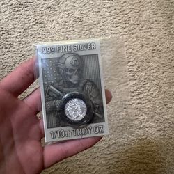 1/10 .999 silver
