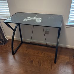 Glass Top Desk