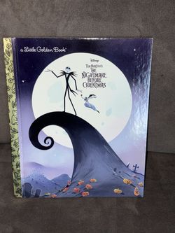 New Disney Nightmare Before Christmas Little Golden Book 