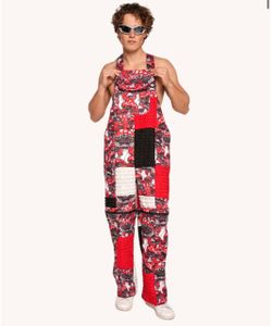 IHeartRaves Mushroom Overalls