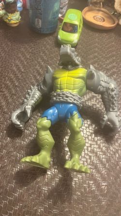 Dc Comics Batman Armored Killer Croc Villains Takedown Action Figure 6" 2012
