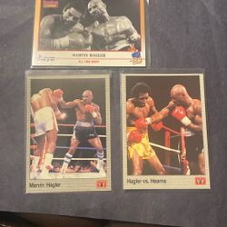 Marvin Hagler Card Lot