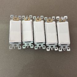 (5) Leviton 15 Amp 3-Way switch
