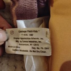 Original 1972 Cabbage Patch Kid's Doll Excellent Condition 