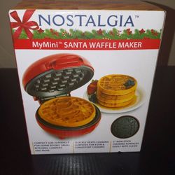 My Mini Santa Waffle Maker, Red