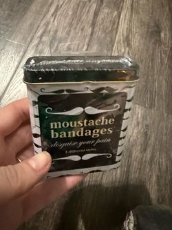 Mustache bandaids