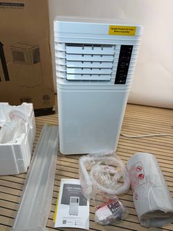 Electactic Portable Air Conditioner 8000 BTU 3-in-1 AC Unit w/ Remote, LED Display