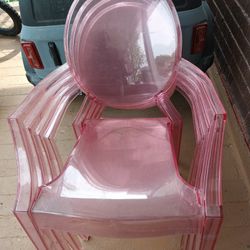 Lou Lou Acrylic Chairs For Sale 