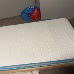 Ikea twin UTAKER bedframe  and mattress