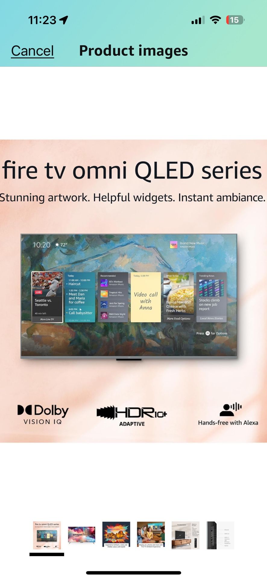 Amazon QLED HDR TV