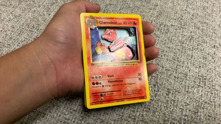 3D chameleon card