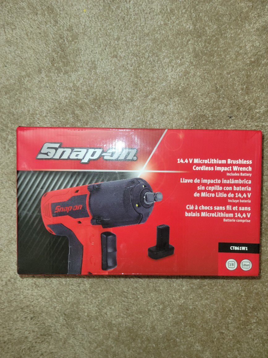 Snap On 14.4 V Micro Lithium Impact Wrench 3/8 Drive