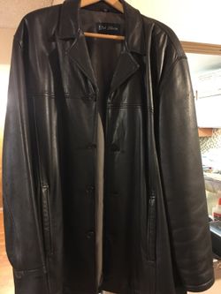 Mens leather jacket