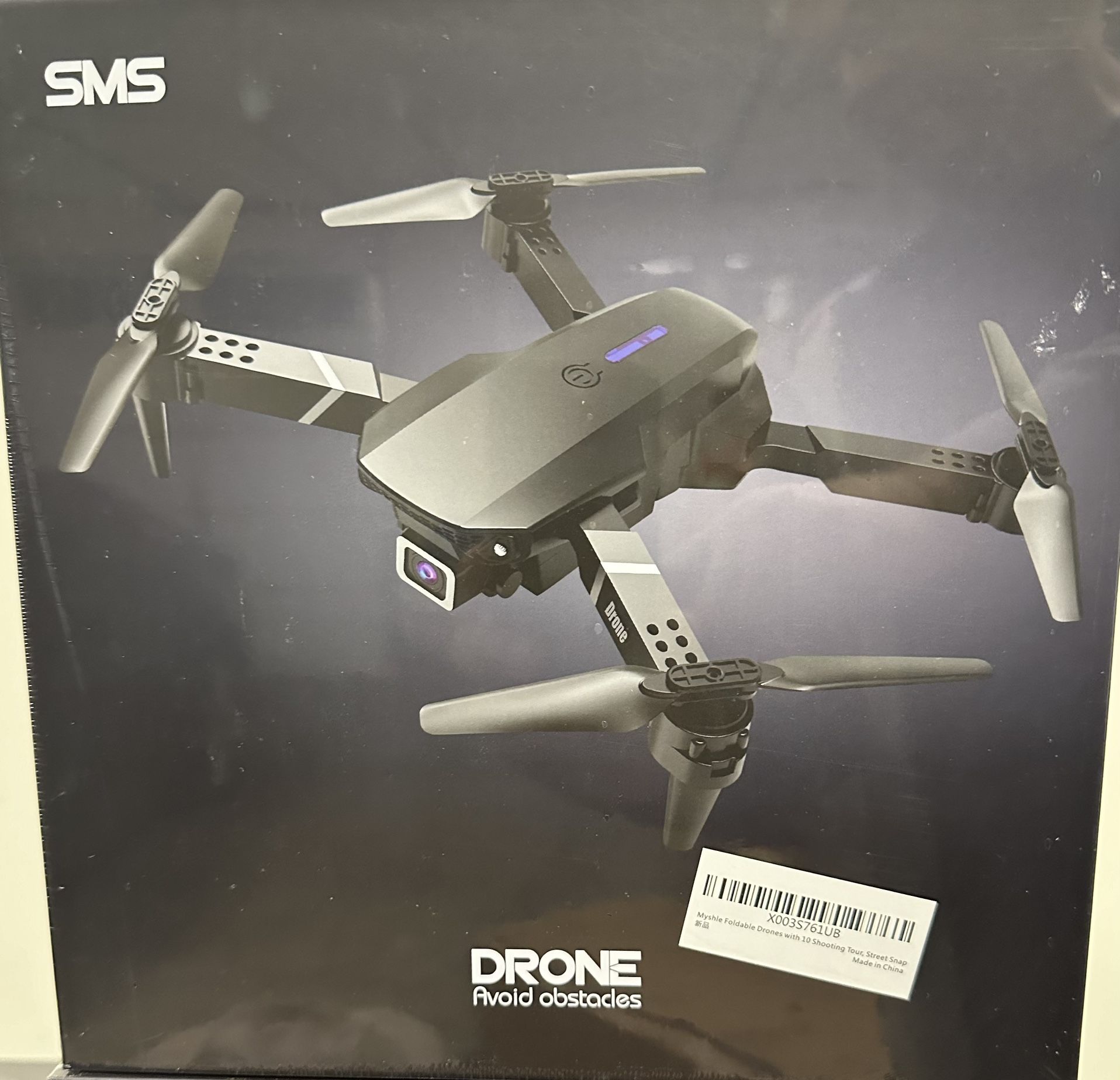 SMS Drone with 4K HD Camera Black