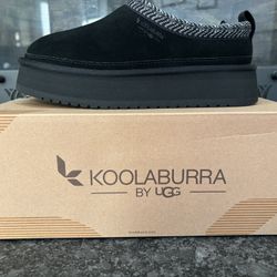 New Women’s Size 8 UGG Koolaburra Slides Black 
