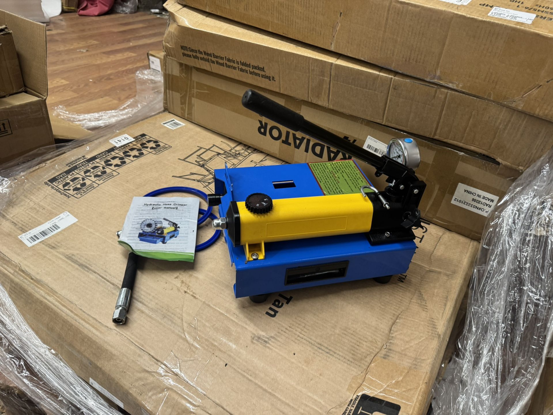 Hydraulic Hose Crimper (missing The 8 Petal Seat)