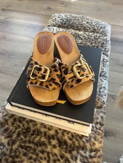 ✨⭐️🤎 Leopard Suede Clogs ✨⭐️🤎 7