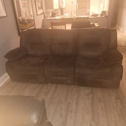 Full Reclining Sofa Couch 