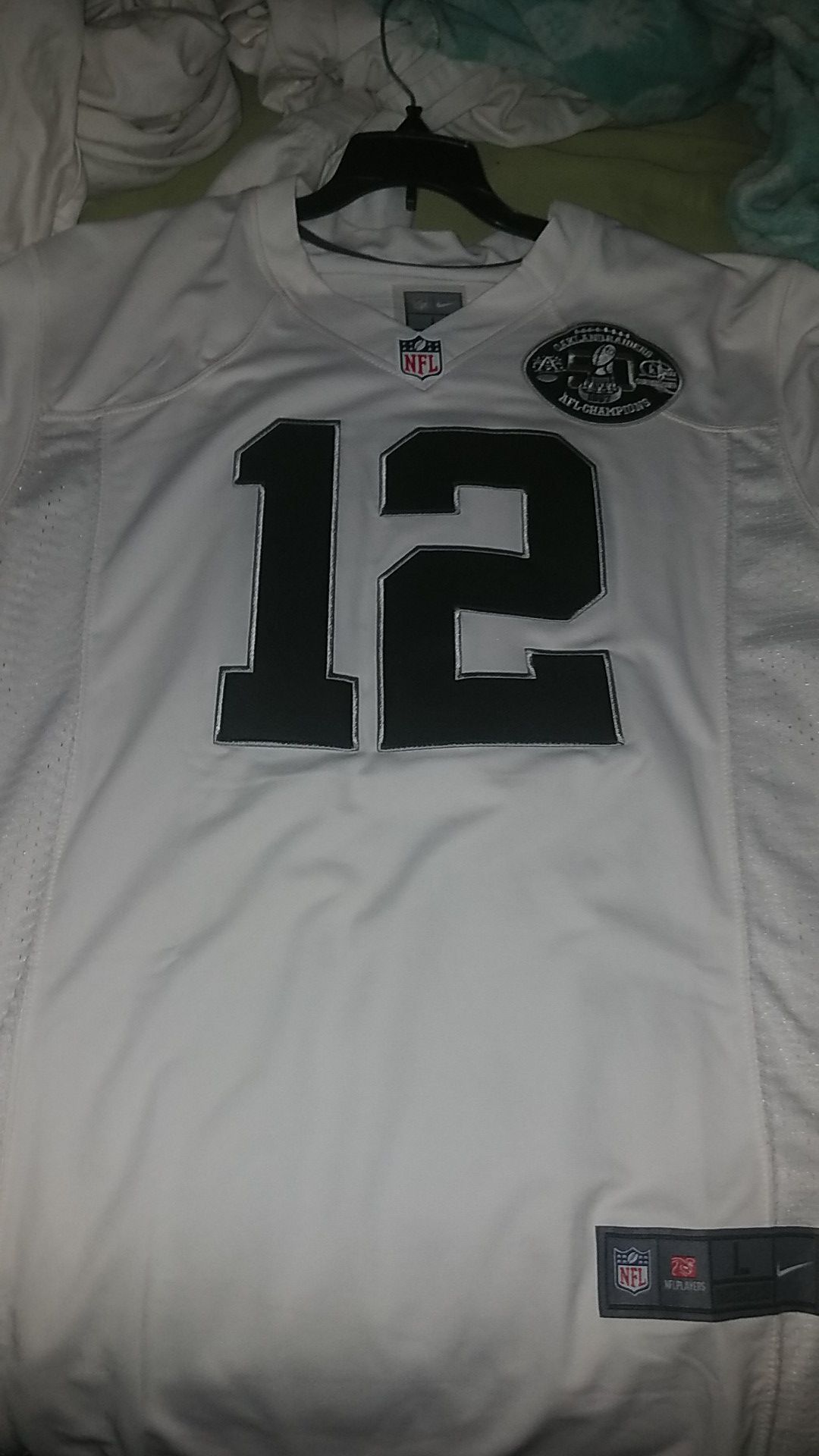Stabler raiders jersey large