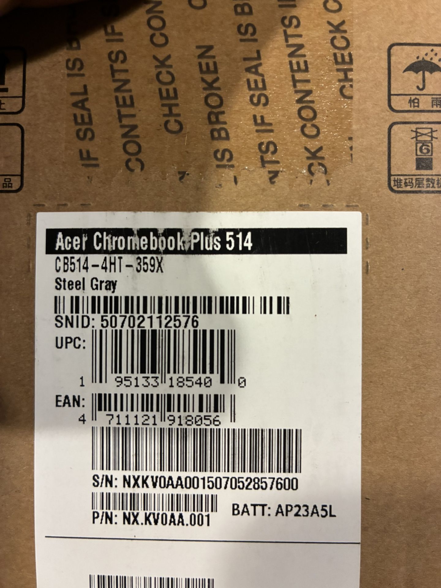Average CHROMEBOOK PLUS 514 Brand New