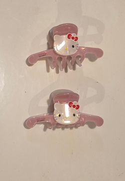 Hello kitty hair clips