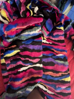 Jacket  multi color Faux Fur