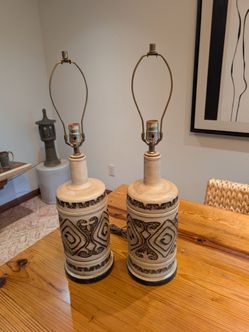 Pair MCM Revival Lamps