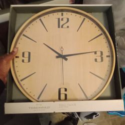 Threshold Wall Clock. ( 2 Separate Ones) One For 15$ Or Both For 20$