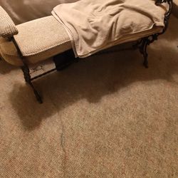 Rod Iron Kidney Shape Bench
