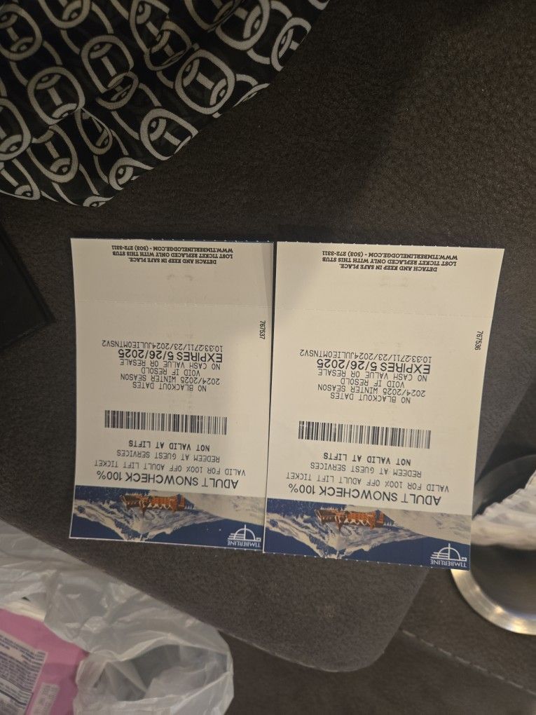 Timberline Tickets