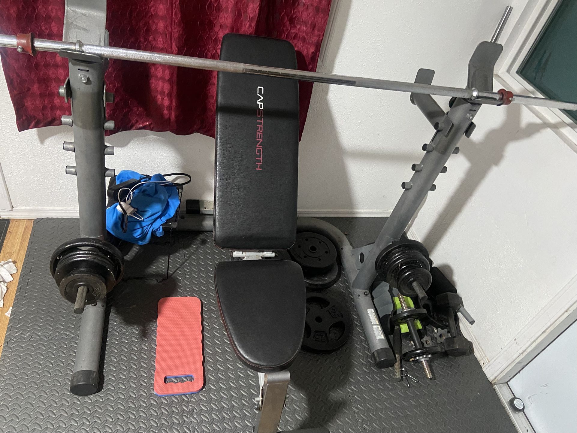 Weight And Bench & Floor Mat