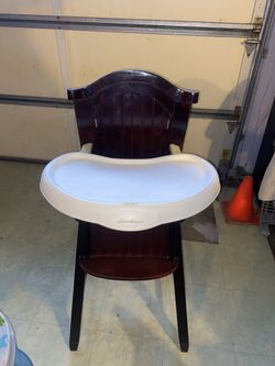 Wooden Baby High Chair 