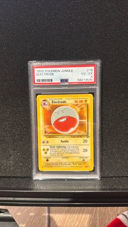 1999 Pokemon Jungle Electrode #18 PSA 4 VG-EX