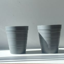 New Pair Set Of 2 Plant Pot/ Plant Planter/ Flower Pot Patio Garden 