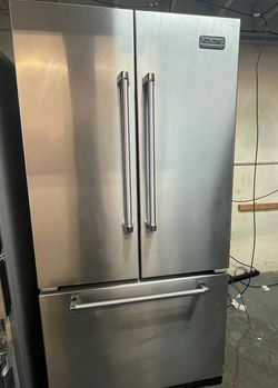 Viking 3 Door Stainless Steel Fridge
