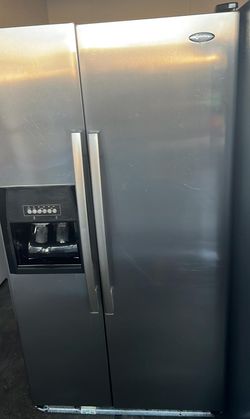 Whirlpool Side-by-Side Stainless Steel Counter Depth Refrigerator
