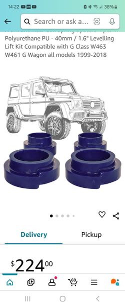 Polyurethane 40mm/1.6" Levelling Lift KIT G CLASS W(contact info removed)-2018