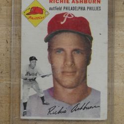 1954 TOPPS #45 RICHIE ASHBURN PHILLIES. COLLECTIBLE. 