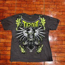 Y2K Grunge Tapout Grey T, Near Perfect Condition