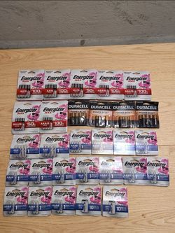 Energizer Ultimate Lithium & Max AA AAA 9V Battery Lot Bulk Pack 234 Count