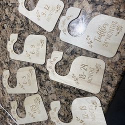 Baby closet organizers