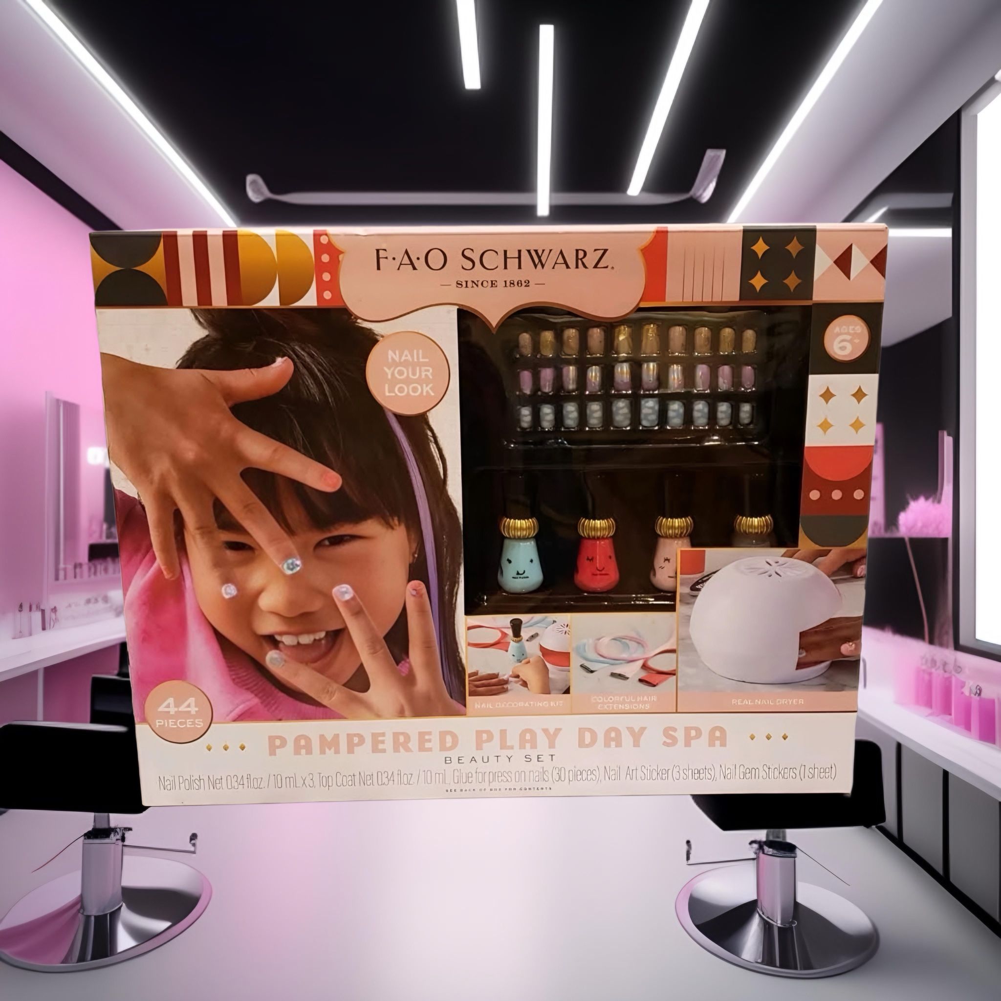 Fao Schwarz Pampered Play Day Spa Beauty Set