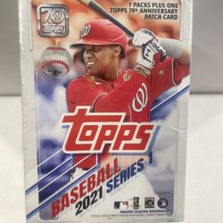 Topps 2021 Baseball Series 1 Topps 7 Packs $22