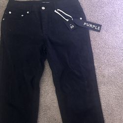 Purple jeans